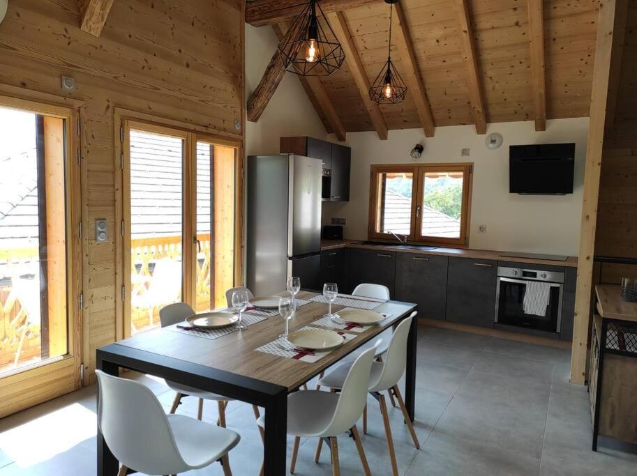 L'Echappee Belle En Montagne - Site Location-Chalet Mieussy Екстериор снимка