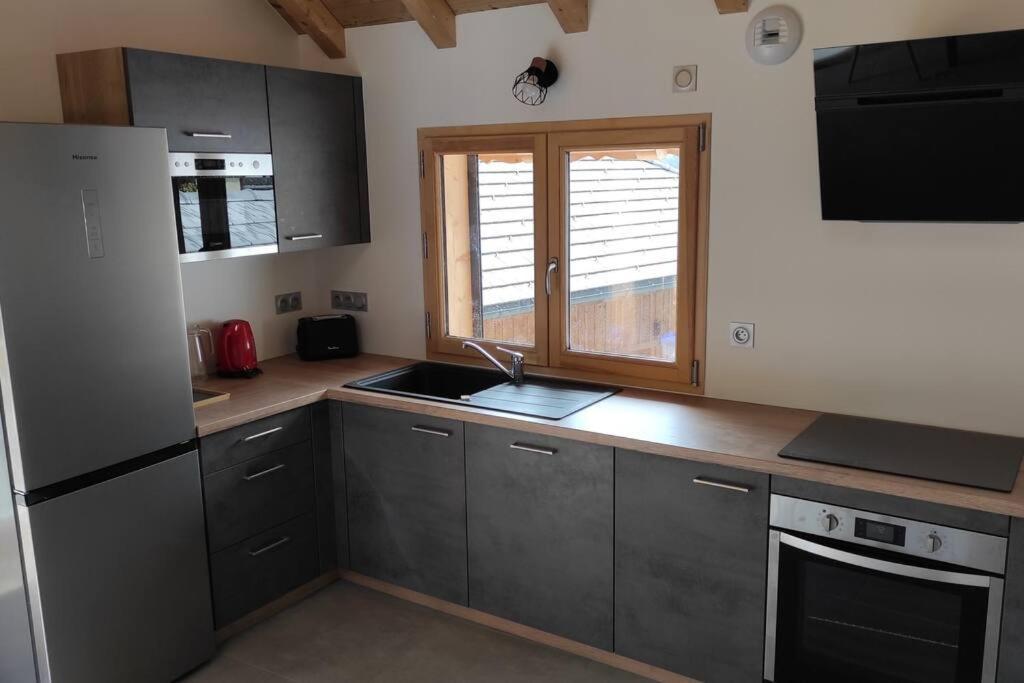 L'Echappee Belle En Montagne - Site Location-Chalet Mieussy Екстериор снимка