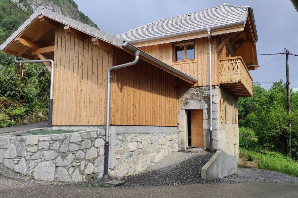 L'Echappee Belle En Montagne - Site Location-Chalet Mieussy Екстериор снимка