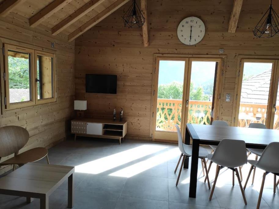 L'Echappee Belle En Montagne - Site Location-Chalet Mieussy Екстериор снимка